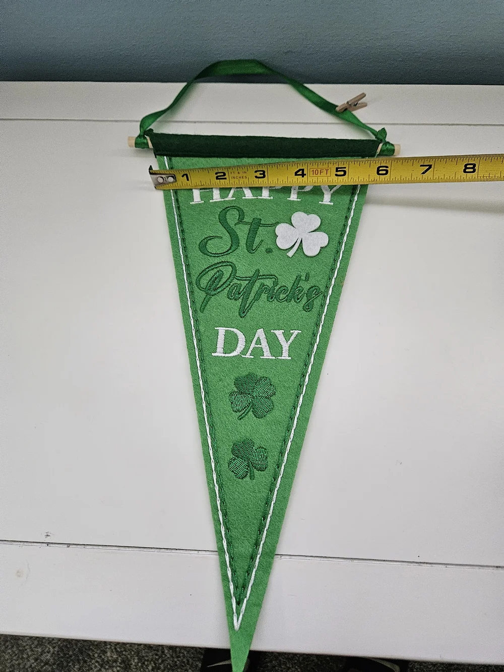 St. Patrick's Day Green 'Cheers' Shamrock Wooden Plaque - Home Decor Bundle